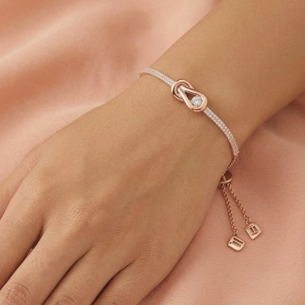 Rose Gold Knot Bracelet