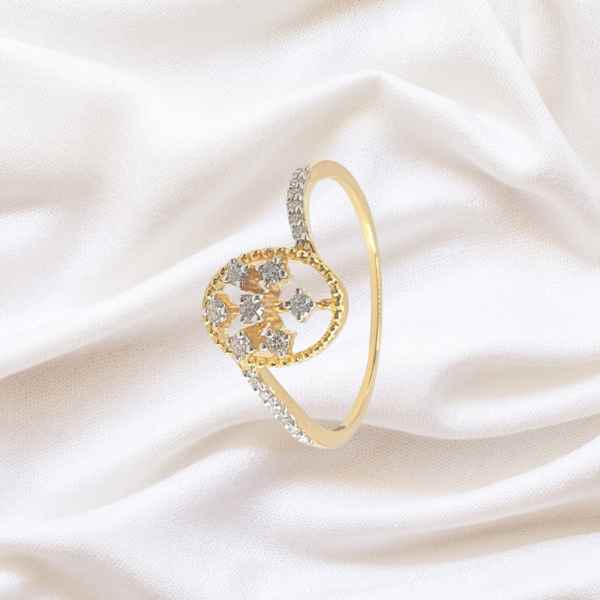 Elara DualTone Bloom Ring